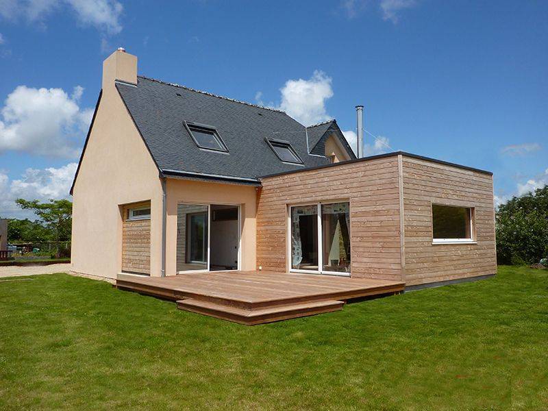 agrandissement d'une maison en bois à toit plat par une entreprise qualifié à Schirmeck près de Molsheim