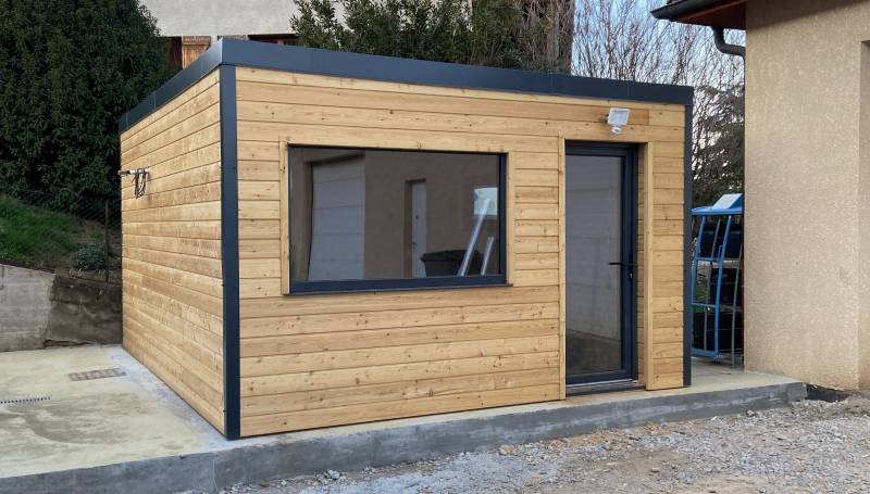 entreprise pour la construction d'une dépendance en ossature en bois à Obernai