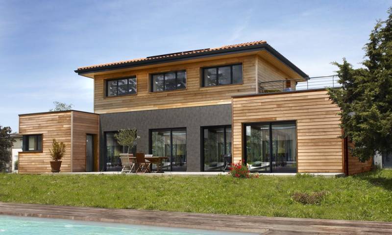 construction d'une villa design en ossature bois à Strasbourg près de Obernai